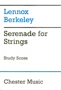 Berkeley Serenade For Strings Op12 Study Score Sheet Music Songbook