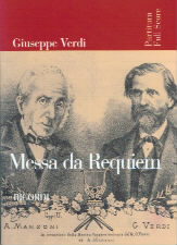 Verdi Messa Da Requiem Full Score Sheet Music Songbook