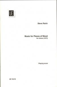 Reich Music For Pieces Of Wood Score Sheet Music Songbook