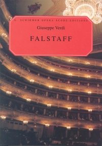 Verdi Falstaff Vocal Score P/b Sheet Music Songbook