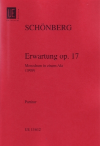 Schoenberg Erwartung Op17 Pocket Score Sheet Music Songbook