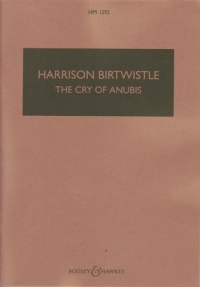 Birtwistle Cry Of Anubis Hps1292 Study Score Sheet Music Songbook