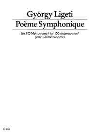 Ligeti Poeme Symphonique For 100 Metronomes Sheet Music Songbook