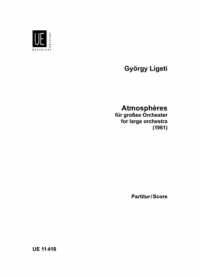 Ligeti Atmospheres  Score Sheet Music Songbook