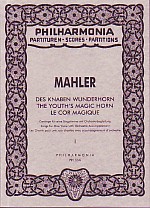 Mahler Das Knaben Wunderhorn Vol 1 Sheet Music Songbook