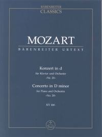 Mozart Concerto Dmin No 20 Kv466 Pf & Orc Pock Sc Sheet Music Songbook
