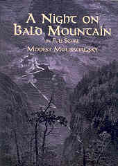 Mussorgsky Night On Bald Mountain Full Score Sheet Music Songbook