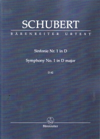 Schubert Symphony No 1 Dmaj D82 Pocket Score Sheet Music Songbook
