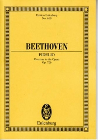 Beethoven Fidelio Overture Op72b Pocket Score Sheet Music Songbook