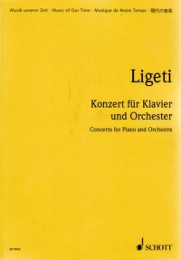 Ligeti Concerto Pf/orch Study Score Sheet Music Songbook