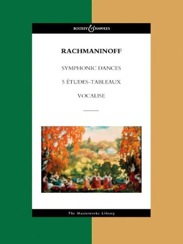 Rachmaninoff Symphonic Dances Full Score Masterwks Sheet Music Songbook