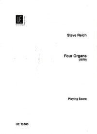 Reich Four Organs Full Score Sheet Music Songbook
