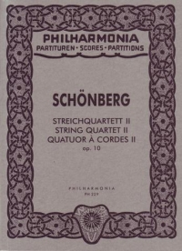 Schoenberg String Quartet No 2 Pocket Score Sheet Music Songbook