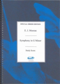 Moeran Symphony In Gmin Score Sheet Music Songbook