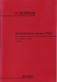 Respighi Piano Quintet Fsc (no Separate Pf Part) Sheet Music Songbook