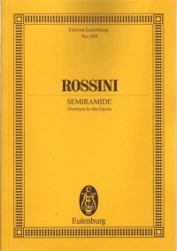 Rossini Semiramide Overture Pocket Score Sheet Music Songbook