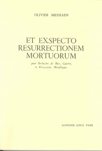 Messiaen Et Exspecto Resurrectionem Pocket Score Sheet Music Songbook
