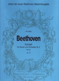 Beethoven Piano Concerto No 5 Op73 Full Score Sheet Music Songbook