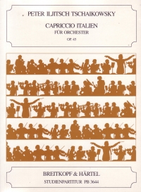 Tchaikovsky Capriccio Italien Op45 Pocket Score Sheet Music Songbook