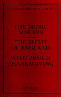 Elgar Music Makers Full Score P/b Sheet Music Songbook