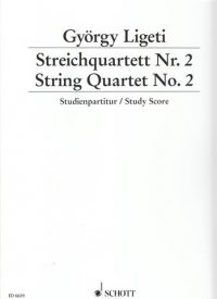 Ligeti String Quartet No 2 Pocket Score Sheet Music Songbook