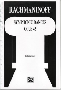 Rachmaninoff Symphonic Dances Op45 Mini Score Sheet Music Songbook