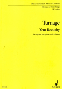 Turnage Your Rockaby Psc Sheet Music Songbook