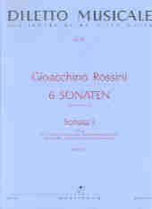 Rossini Sonatas (6) No 1 String Quartet Score Sheet Music Songbook