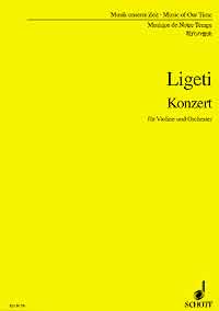 Ligeti Violin Concerto Full Score Sheet Music Songbook