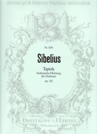 Sibelius Tapiola Op112 Full Score Sheet Music Songbook
