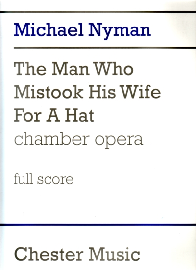 Nyman The Man Who Mistook His Wife Full Score Sheet Music Songbook