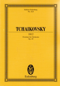 Tchaikovsky 1812 Overture Op49 Pocket Score Sheet Music Songbook