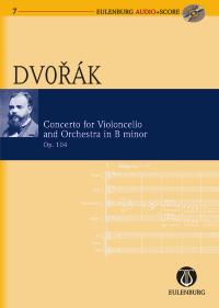 Dvorak Cello Concerto Op104 Bmin Mini Score + Cd Sheet Music Songbook