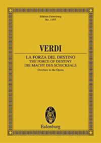 Verdi Force Of Destiny Overture Pocket Score Sheet Music Songbook