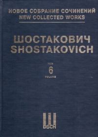 Shostakovich Symphony No 6 Op54 Full Score Ed6 Sheet Music Songbook