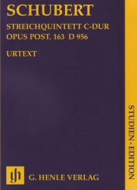 Schubert String Quintet C D956 Op Post 163 Study Sheet Music Songbook