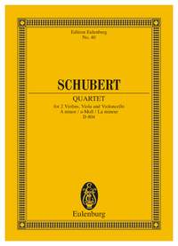 Schubert String Quartet Op29 Mini Score Sheet Music Songbook