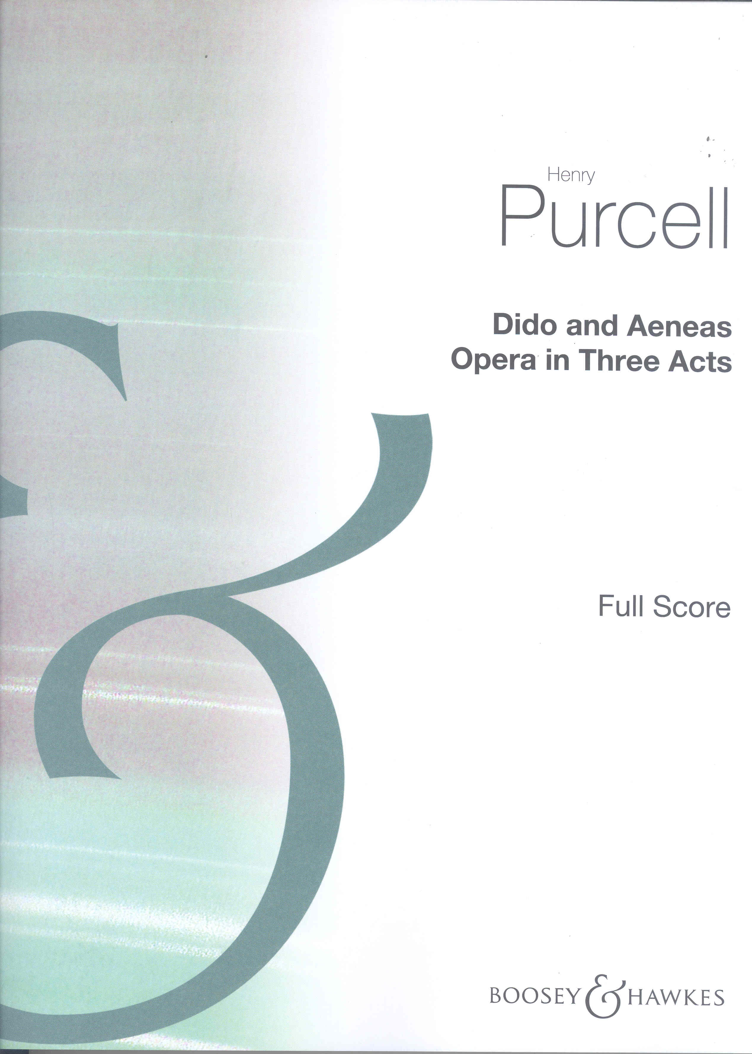 Purcell Dido & Aeneas Britten/holst Hps728 Stsc Sheet Music Songbook