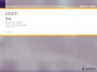 Ligeti Trio Violin Horn & Piano Full Score Sheet Music Songbook