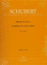 Schubert Symphony No 4 Cmin D417 Tragic Full Sc Sheet Music Songbook