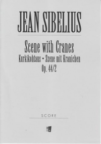Sibelius Scene With Cranes Op44/2 Full Score Sheet Music Songbook