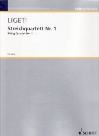 Ligeti String Quartet No 1 Score & Parts Sheet Music Songbook