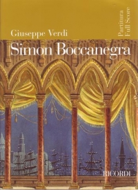 Verdi Simon Boccanegra Full Score Sheet Music Songbook