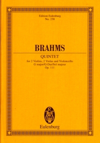 Brahms String Quintet G Op111 Sheet Music Songbook