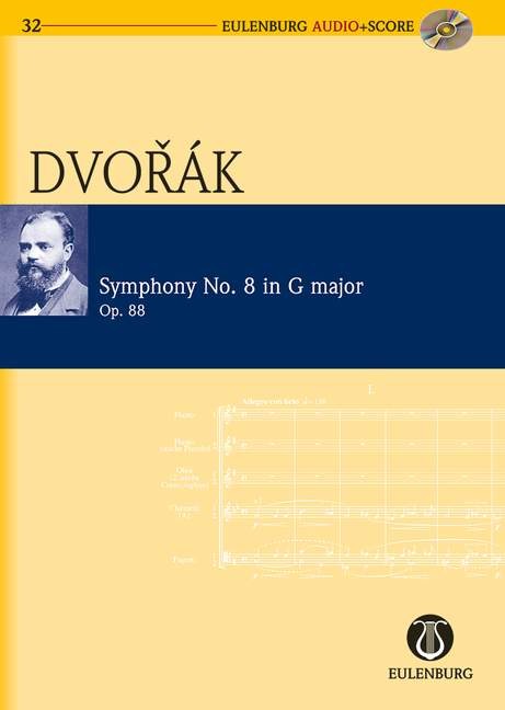 Dvorak Symphony No 8 G Op88 Mini Score + Cd Sheet Music Songbook
