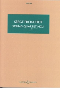 Prokofiev String Quartet No 1 Bmin Op50 Study Sc Sheet Music Songbook