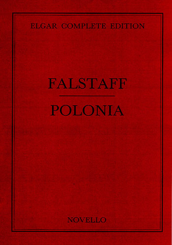 Elgar Falstaff/polonia Complete Vol 33 (p/back) Sheet Music Songbook