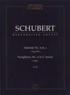 Schubert Symphony No 4 Cmin D417 Tragic Study Sc Sheet Music Songbook