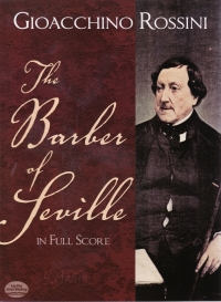 Rossini Barber Of Seville Full Score Sheet Music Songbook