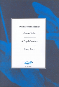 Holst Fugal Overture Miniature Score Sheet Music Songbook
